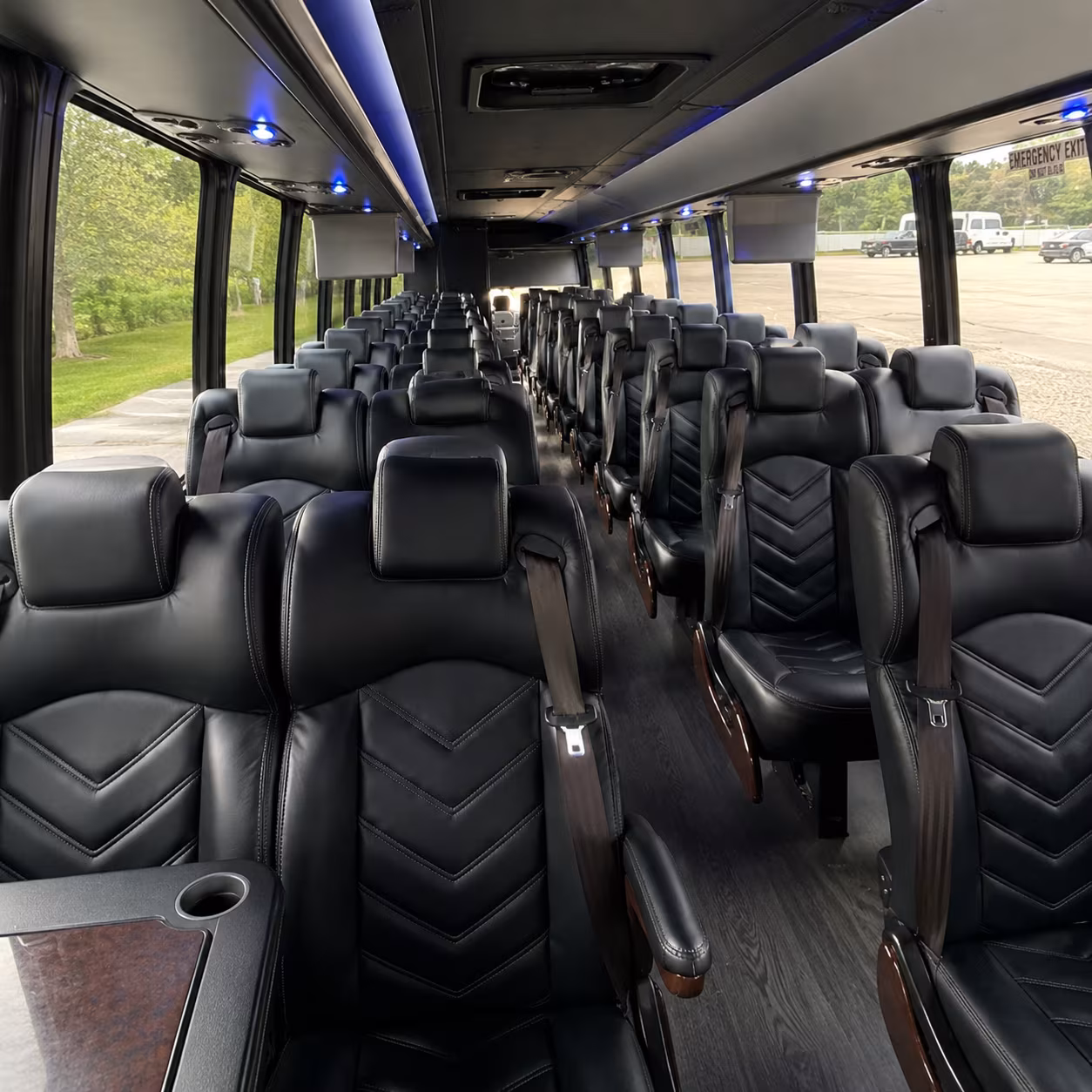 30 passenger minibus inside
